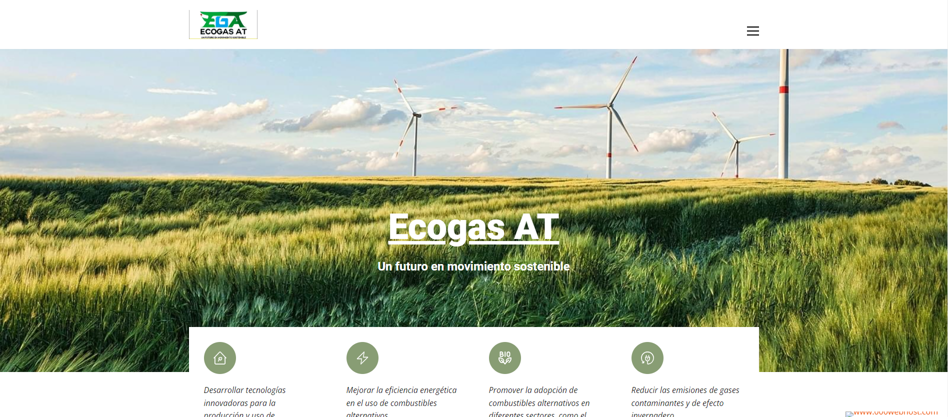 Pagina para empresa ecologica